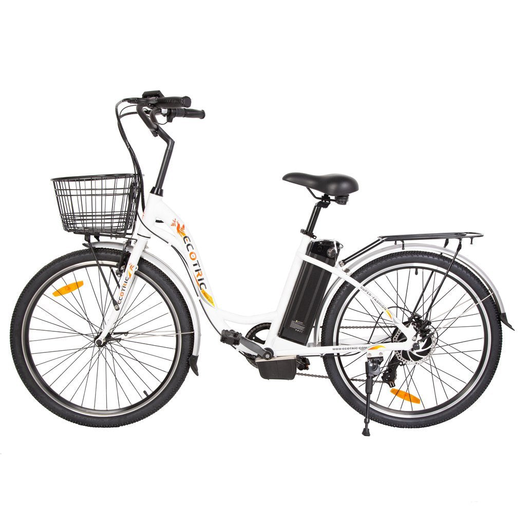Ecotric Peacedove black electric city bike - E-Wheel Warehouse
