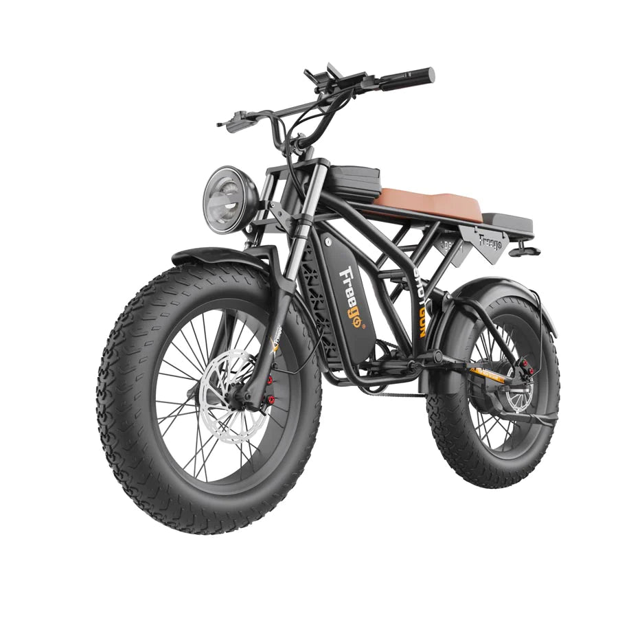 Freego Shotgun F2 Pro Electric Cargo Bike 1400W Powerful Motor, F2 Pro (1080Wh) Black / None