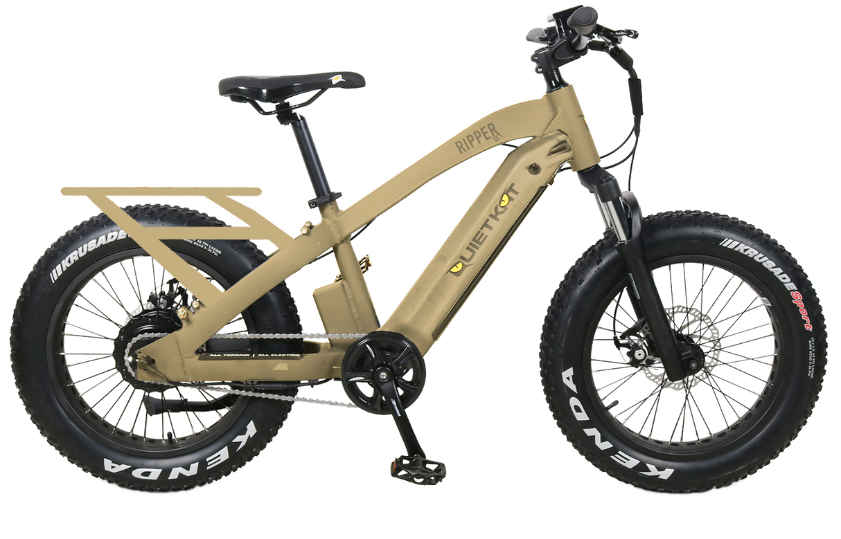 QuietKat Ripper Kids E-Bike 500w 48v Suspension Fat Tire Electric Bike - E-Wheel Warehouse