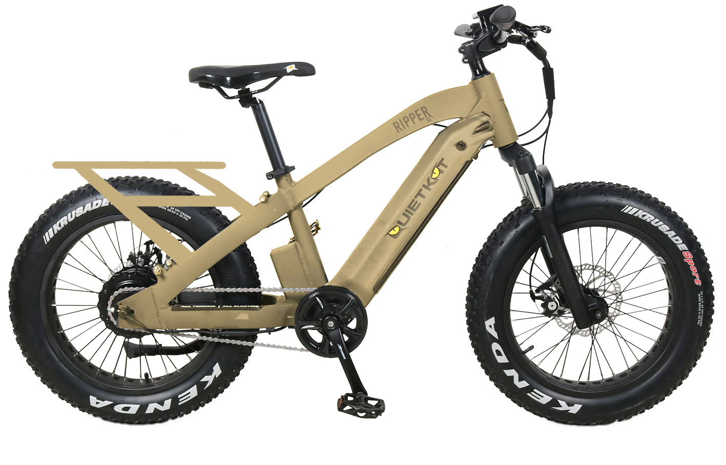 QuietKat Ripper Kids E-Bike 500w 48v Suspension Fat Tire Electric Bike - E-Wheel Warehouse