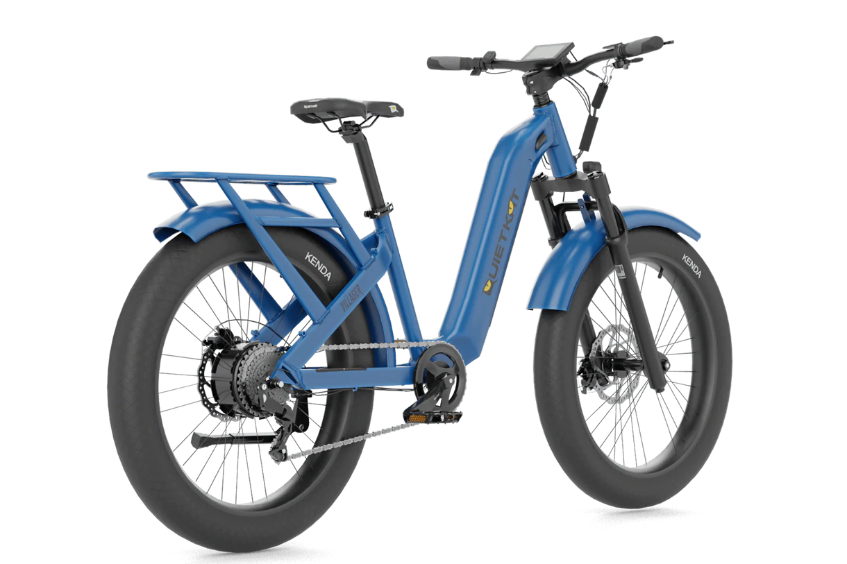 QuietKat Villager Urban Hunting Electric Bike 7 Speed Step-Through Suspension - E-Wheel Warehouse