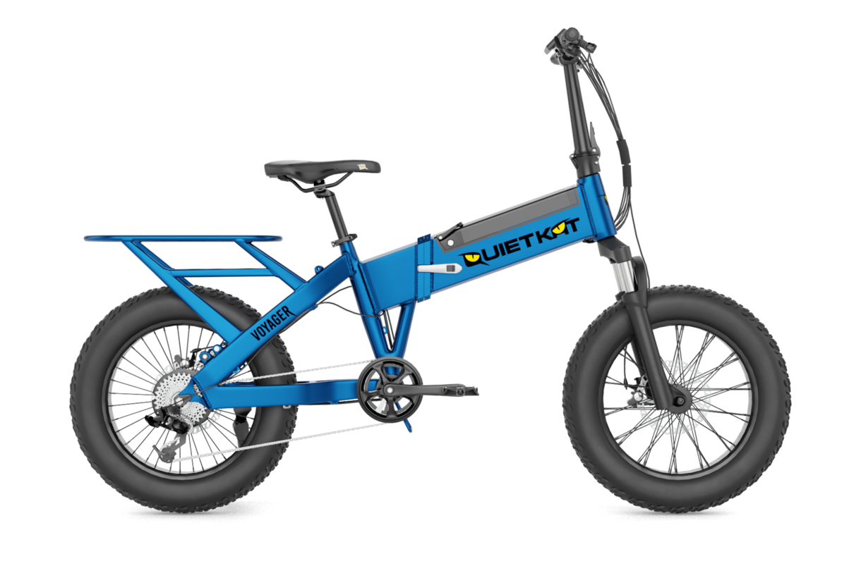 QuiteKat Voyager Off-Road Fat Tire Folding Electric Bike - E-Wheel Warehouse