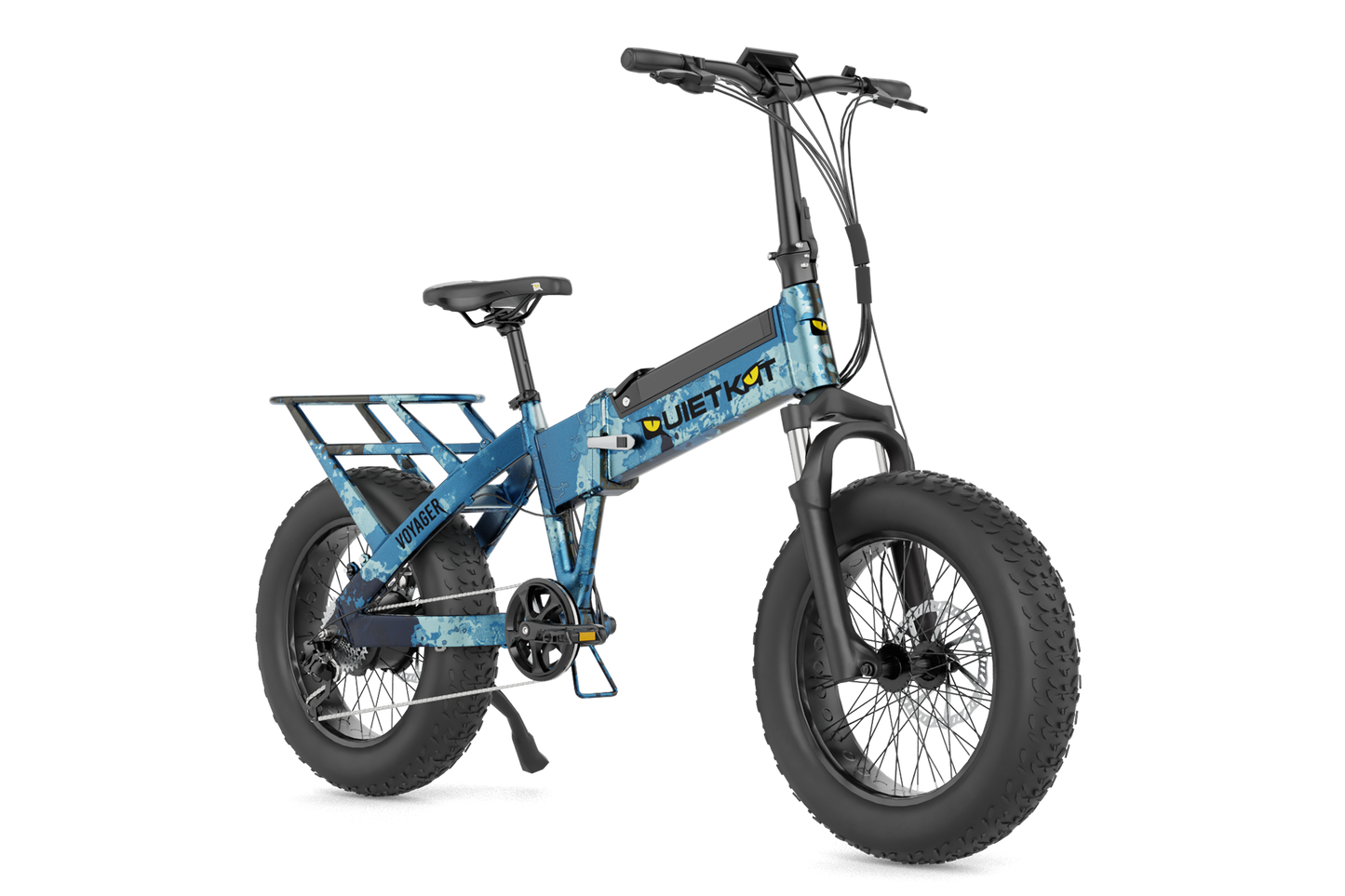 QuiteKat Voyager Off-Road Fat Tire Folding Electric Bike - E-Wheel Warehouse