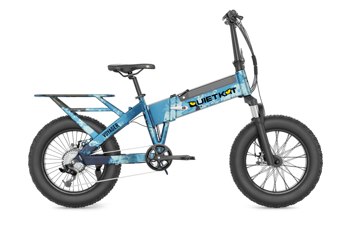 QuiteKat Voyager Off-Road Fat Tire Folding Electric Bike - E-Wheel Warehouse