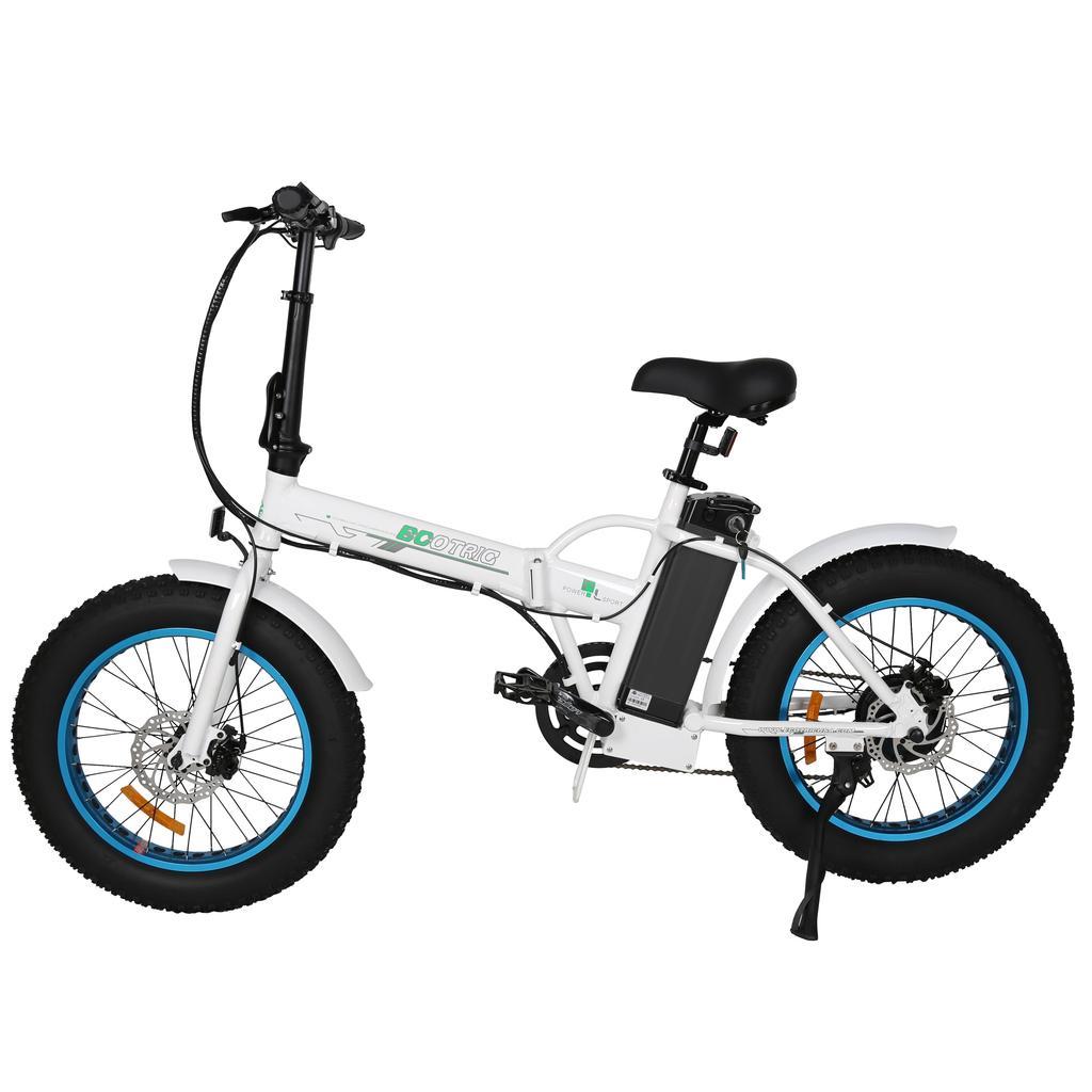 Ecotric 36v  Fat Tire Portable and Folding Electric Bike - E-Wheel Warehouse