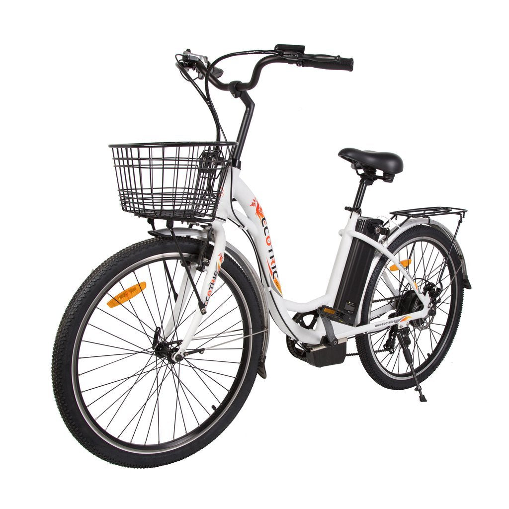 Ecotric Peacedove black electric city bike - E-Wheel Warehouse