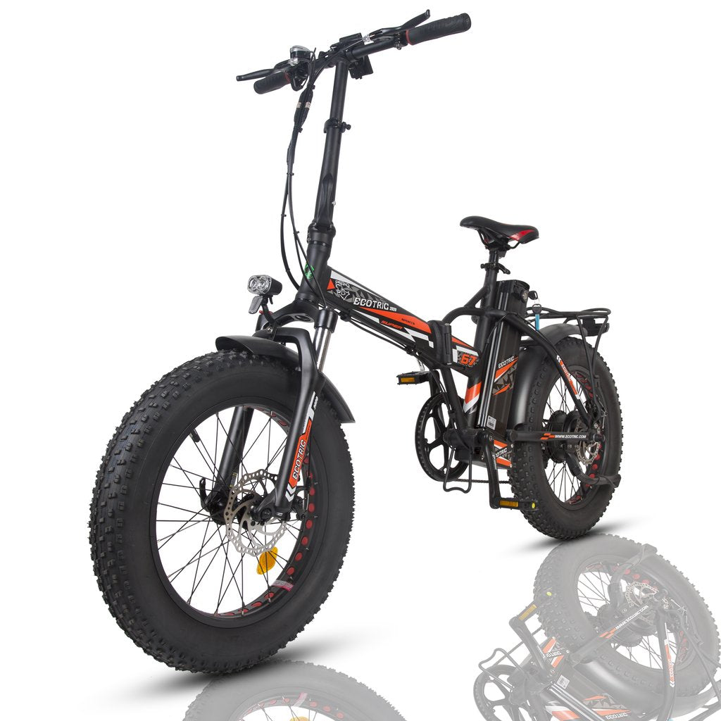 48V Fat Tire Best Folding Electric Bike with color LCD display 2020