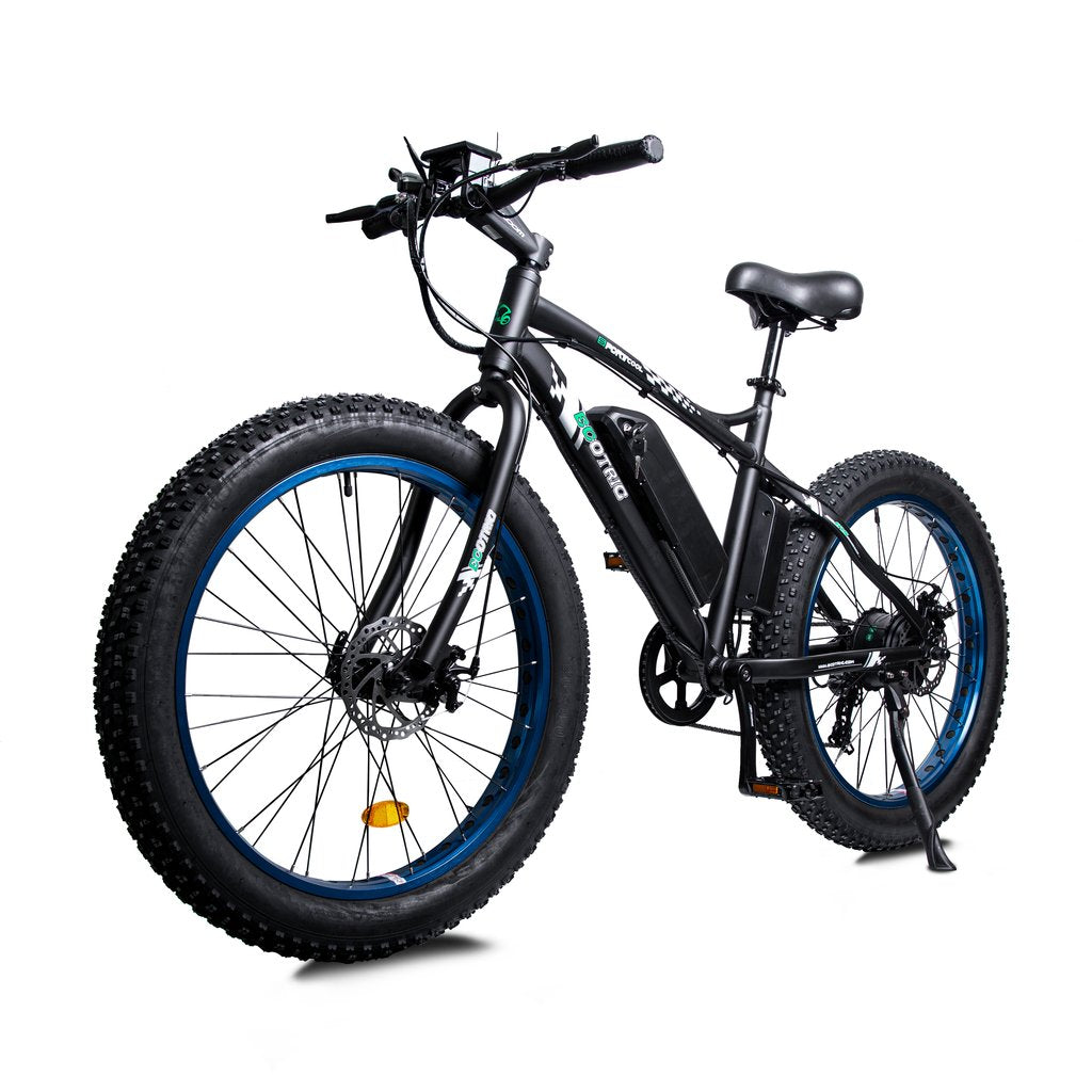 Ecotric Best Fat Tire Beach Snow Electric E Bike - Blue 2020