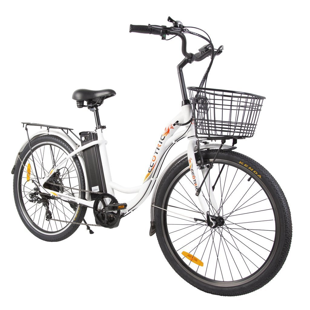 Ecotric Peacedove black electric city bike - E-Wheel Warehouse