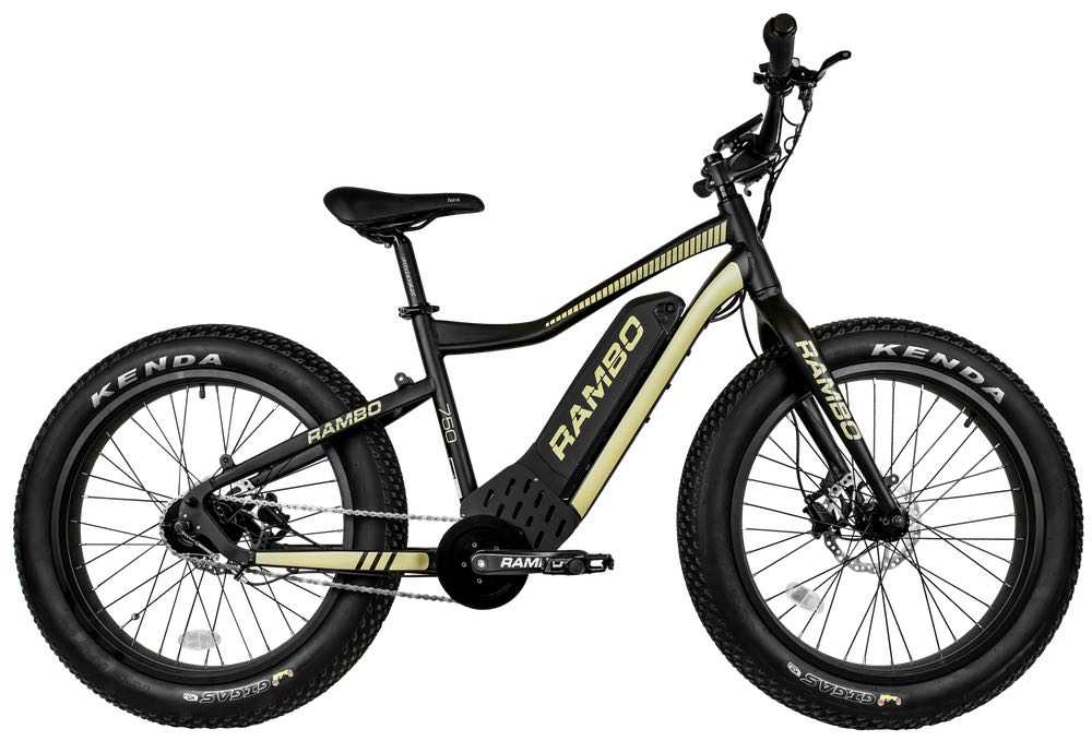 Rambo R750 Rambo The Ryder 750 24 Electric Fat Tire Hunting Electric Bike – E ...