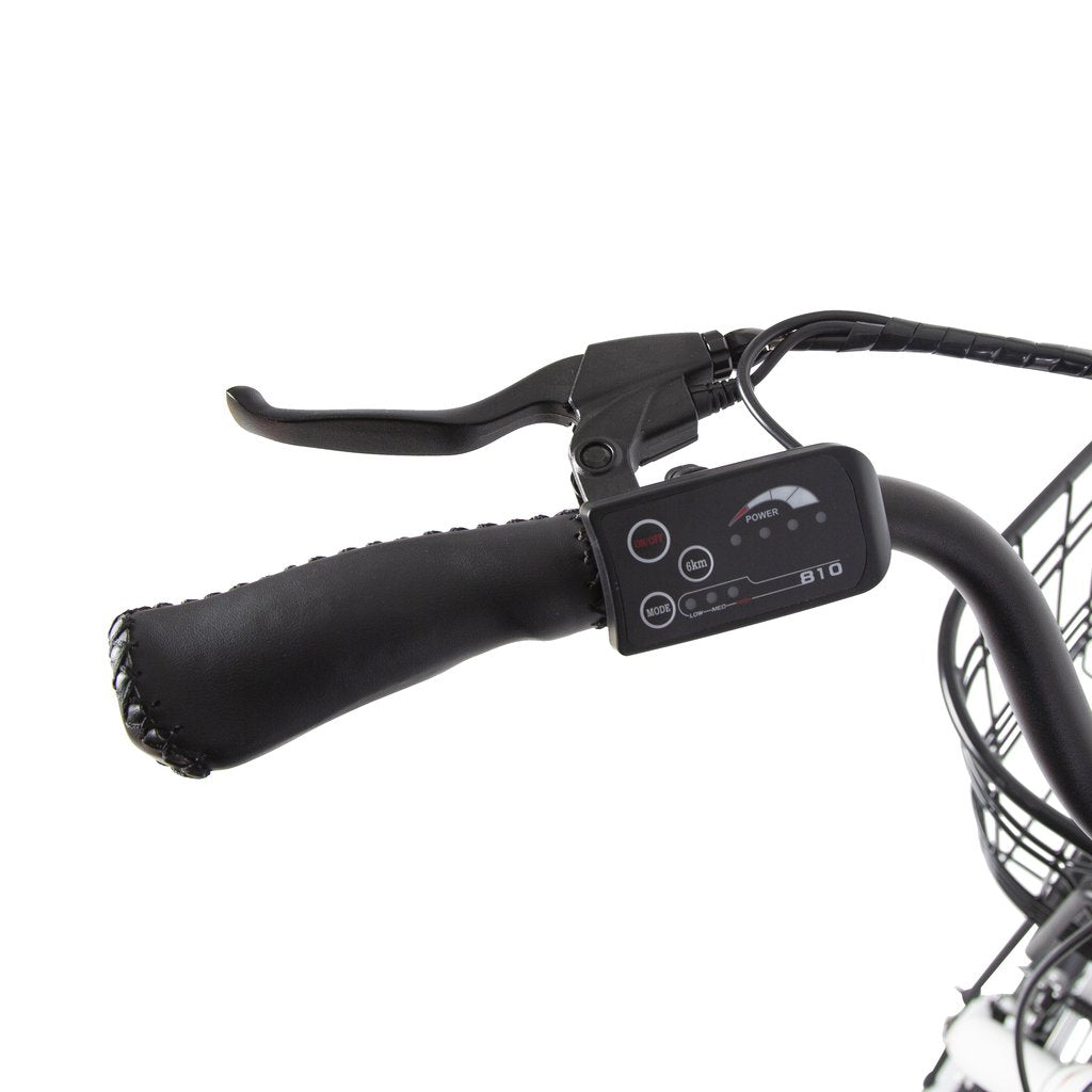 Ecotric Peacedove Black Disc Brake Electric V Brake City Bike Online