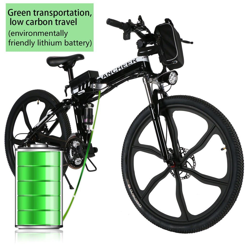 Ancheer folding electric mountain bike hot sale