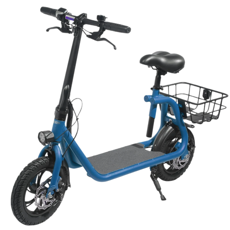 GlareWheel EB-C1 Electric Moped High Speed 15mph City Commuting Scooter - E-Wheel Warehouse