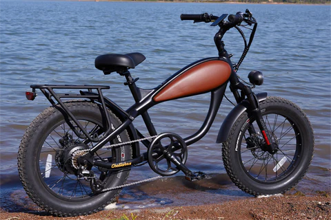 Revi Cheetah Mini Café Racer Electric Chopper Bike