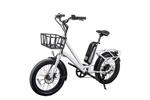 GlareWheel EB-RU Electric Bike Fat Tire 500W 5 Level Throttle With Basket - E-Wheel Warehouse