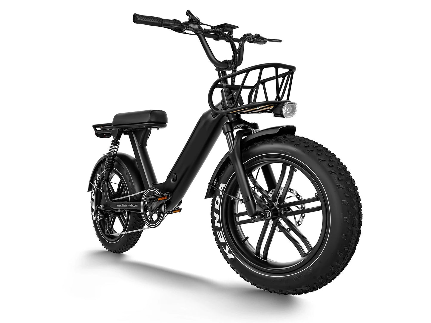 GlareWheel EB-AG 750W Fat Tire Moped-Style Electric Bicycle - E-Wheel Warehouse