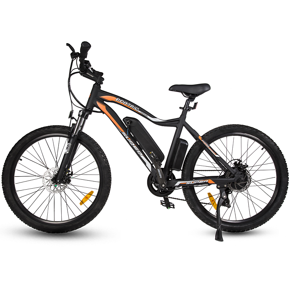 Ecotric Leopard Electric Mountain Bike (UL Certified) Black Ecotric Leopard Electric Mountain Bike (UL Certified) Black
