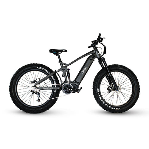 QuietKat Jeep Electric Bike, Charcoal / 1000W / Large QuietKat Jeep Electric Bike, Charcoal / 1000W / Large