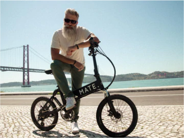 Mate City 250W Folding long Range Electric Bikes – E-Wheel Warehouse
