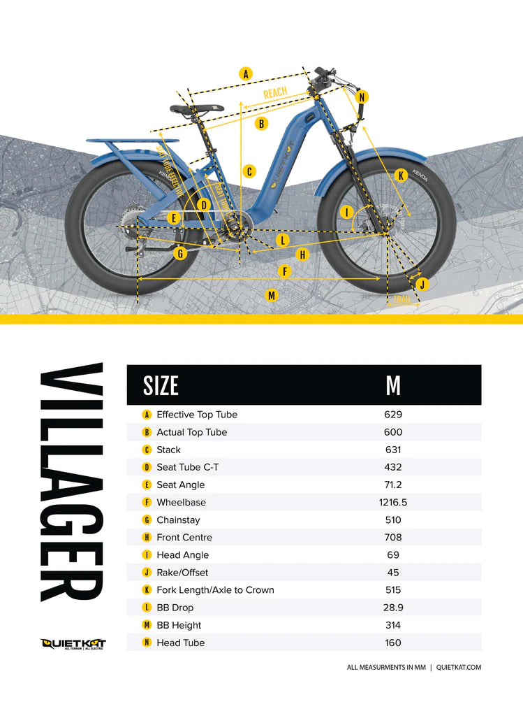 QuietKat Villager Urban Hunting Electric Bike 7 Speed Step-Through Suspension - E-Wheel Warehouse