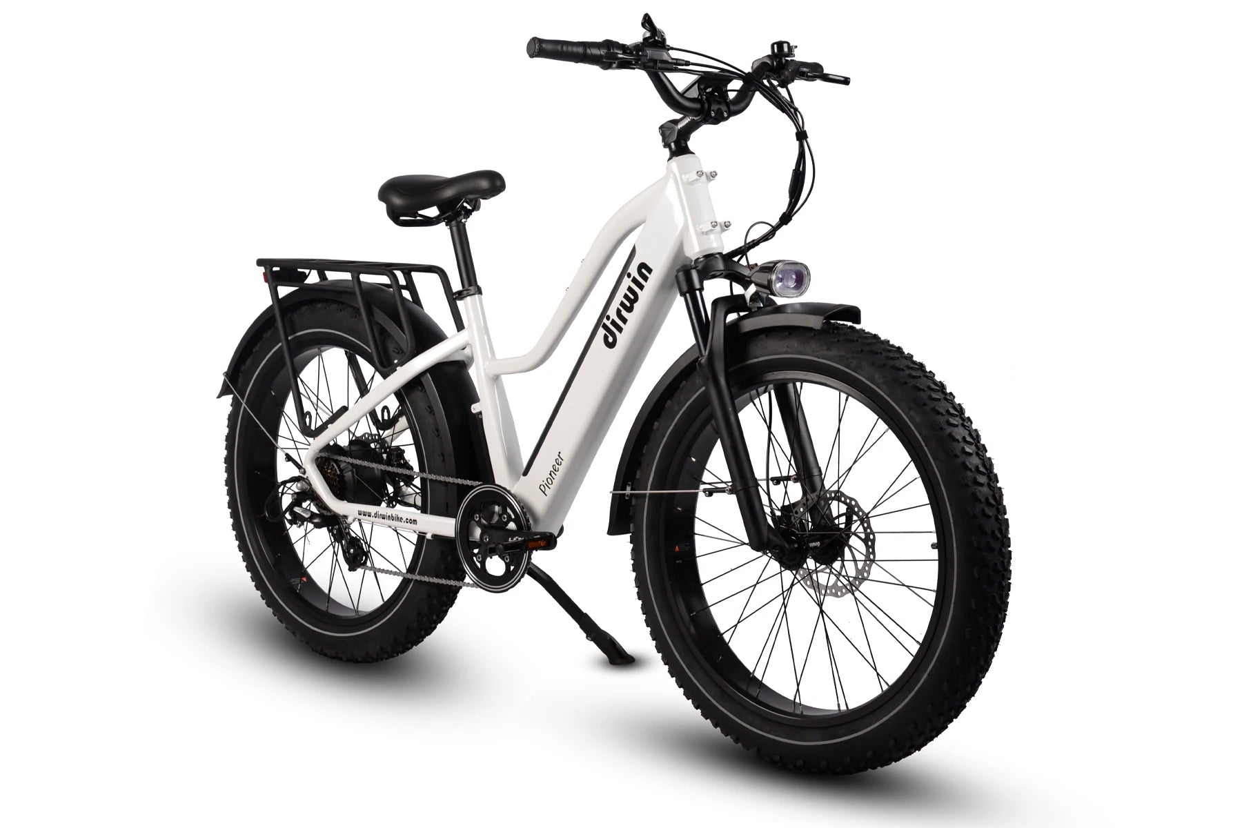 Dirwin Pioneer Step Thru Fat Tire Electric Bike - E-Wheel Warehouse