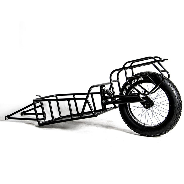 EUNORAU Single track Fat Tire Cargo Bike Trailer For Hunting – E-Wheel