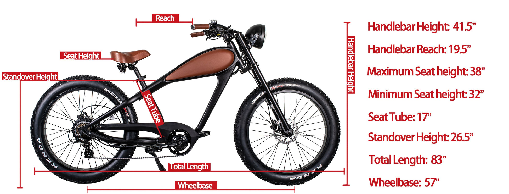 revi bikes cheetah cafe racer 750w electric bike