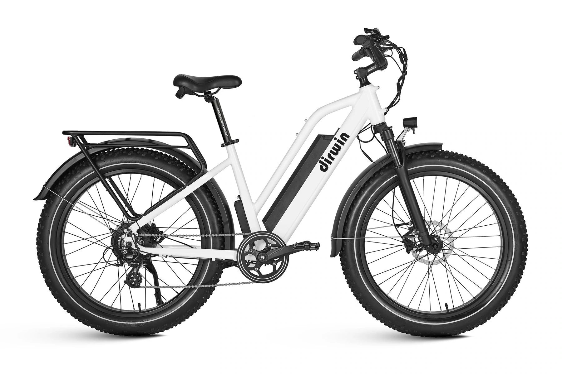 Dirwin Seeker Step-Thru Fat Tire Electric Bike - E-Wheel Warehouse