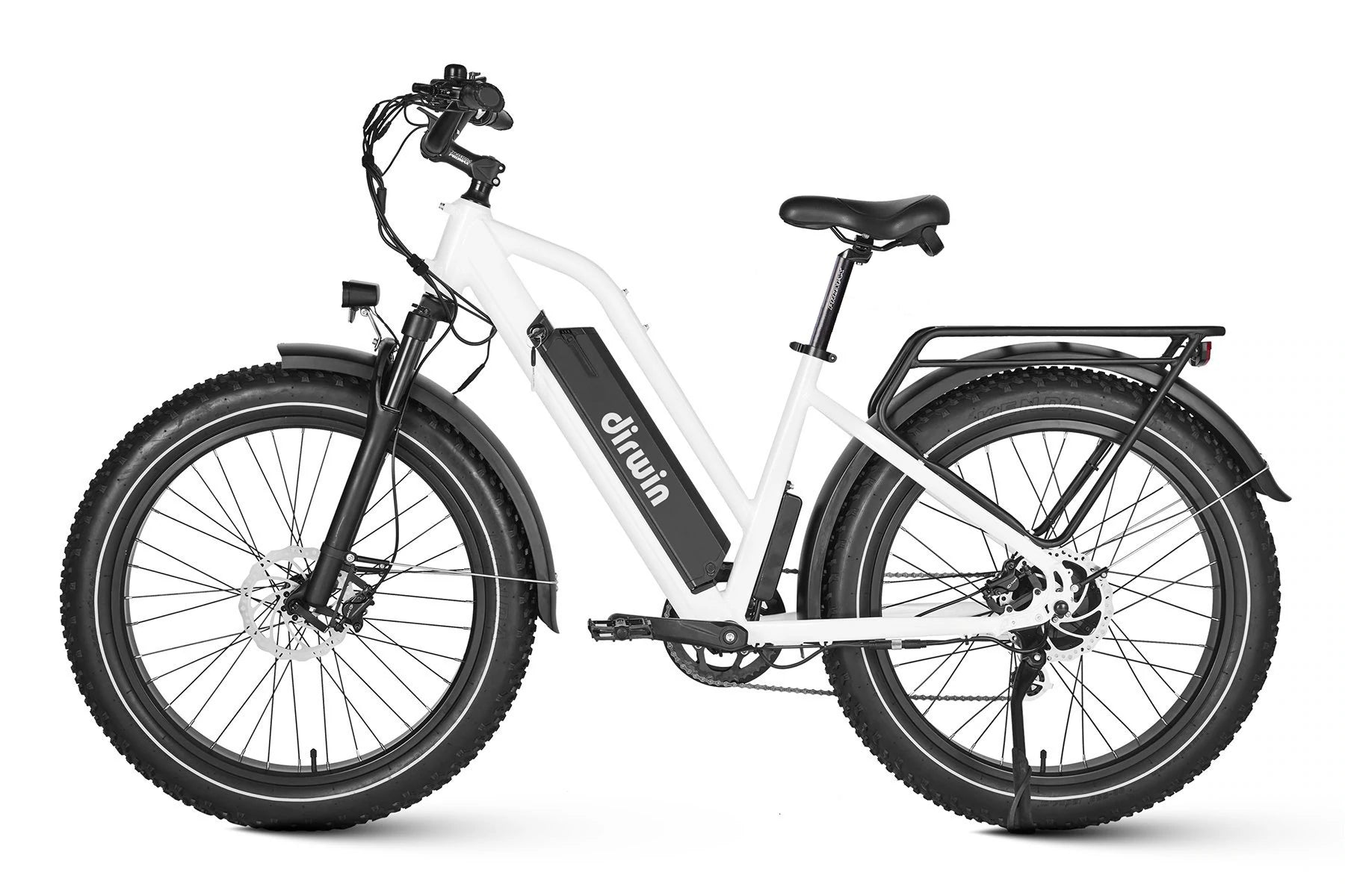 Dirwin Seeker Step-Thru Fat Tire Electric Bike - E-Wheel Warehouse
